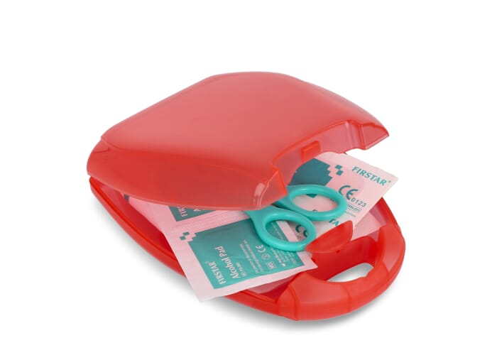 Trousse de secours à personnaliser format poche Elbrus Rouge