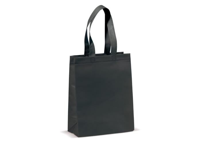 Sac en toile de jute personnalisable Noir