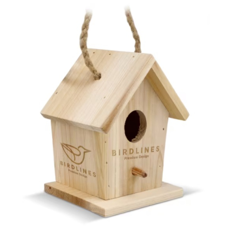 Nichoir personnalisable en bois pour petits oiseaux