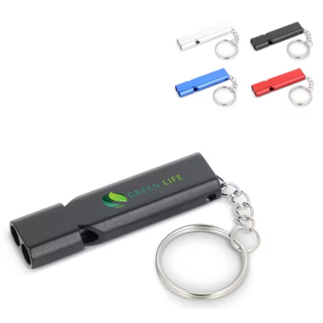 Sifflet d’urgence personnalisé porte-clés