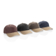 Présentation de quatre coloris de la casquette alignés en vue de trois quarts avant.