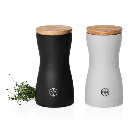Ensemble moulins sel et poivre personnalisable Twin