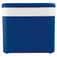 Glacière classique 10 L bleue présentée de face, fermée, avec un couvercle sans personnalisation visible. Glacière classique 10 L bleue présentée de face, fermée, avec un couvercle sans personnalisation visible.