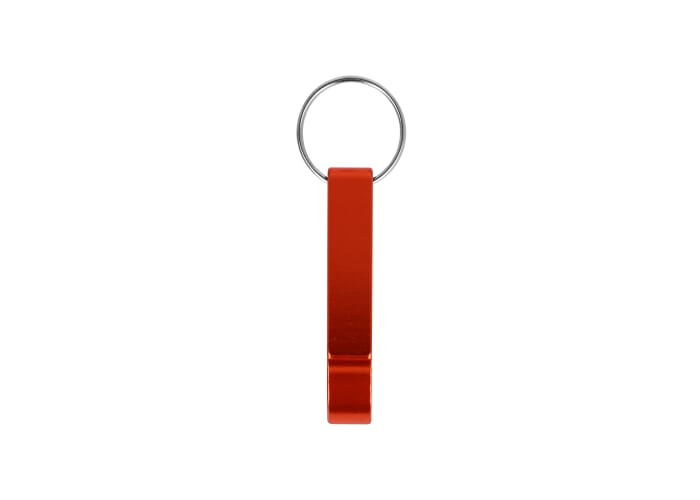 Ouvre-bouteille publicitaire porte-clés en aluminium Orange