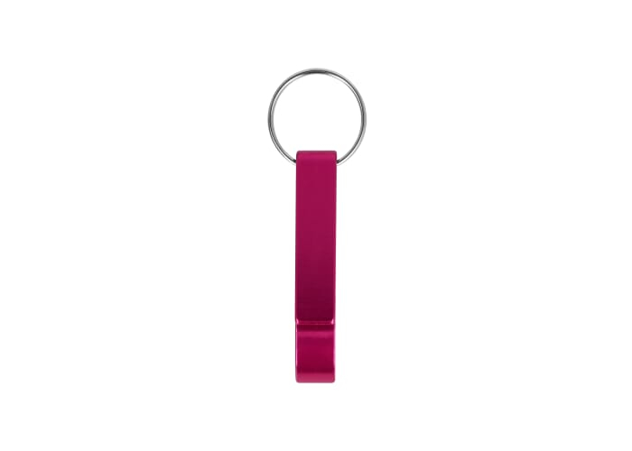 Ouvre-bouteille publicitaire porte-clés en aluminium Rose