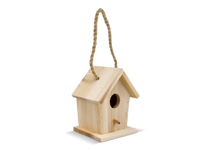 Nichoir personnalisable en bois pour petits oiseaux Nature
