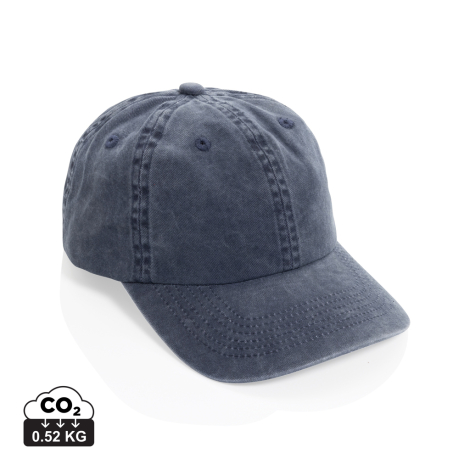 Casquette en coton recyclé à personnaliser 6 panneaux