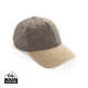 Casquette publicitaire bicolore 6 pans en coton recyclé