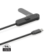 Câble USB-C publicitaire 65W avec support téléphone Aluvia Câble USB-C publicitaire 65W avec support téléphone Aluvia
