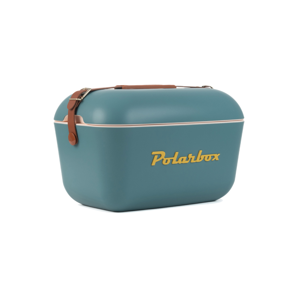Glacière publicitaire vintage 12 L Polarbox Original Bleu