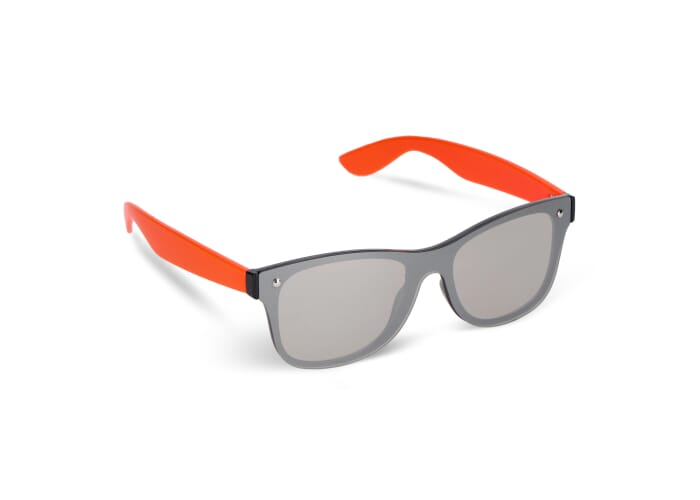 Lunettes promotionnelles miroir UV400 Justin R-PC Orange