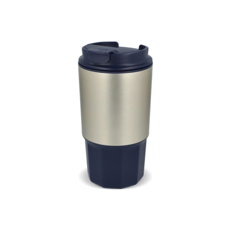 Mug promotionnel 450ml inox et silicone double paroi Silva