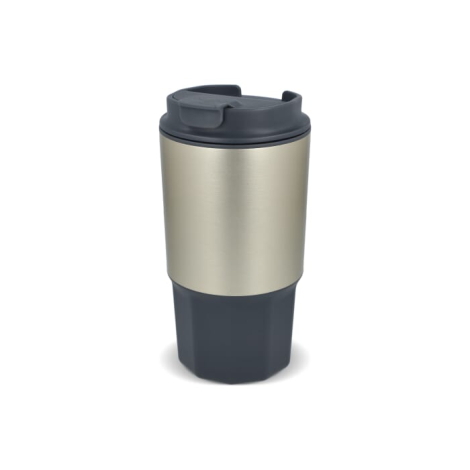 Mug promotionnel 450ml inox et silicone double paroi Silva