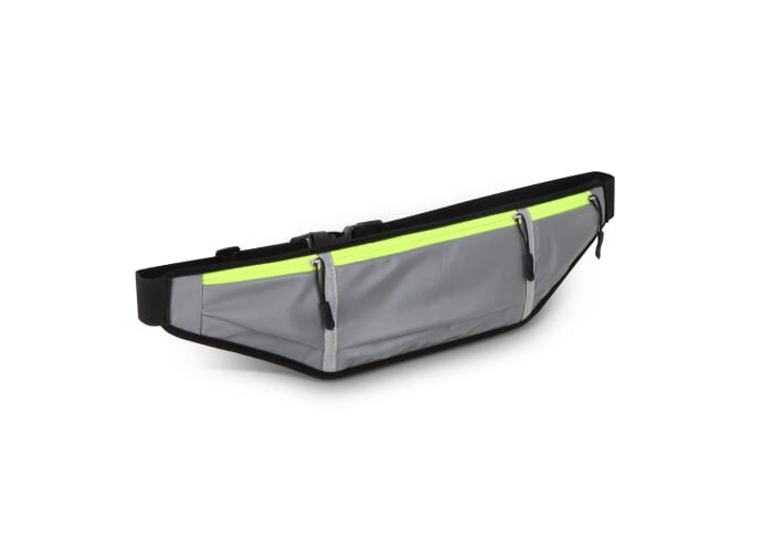 Ceinture de course personnalisée réfléchissante Sifan Gris