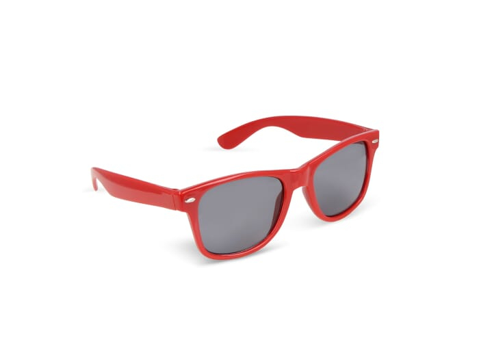 Lunettes de soleil promotionnelles RPC UV400 Justin Rouge