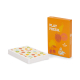 Jeu de cartes avec étui orange et dos de cartes décorés d’un graphisme coloré sur le thème des fruits avec personnalisation visi Jeu de cartes avec étui orange et dos de cartes décorés d’un graphisme coloré sur le thème des fruits avec personnalisation visi