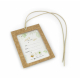 Porte badge personnalisable avec badge papier ensemencés Porte badge personnalisable avec badge papier ensemencés