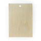 Badge en bois personnalisable A6