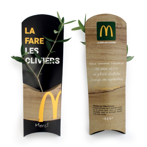 L'étui arbre publicitaire