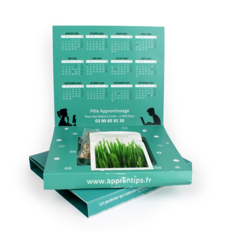 Carte jardin publicitaire