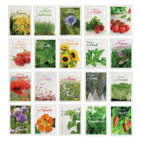 Sachet de graines 6x8 cm standard