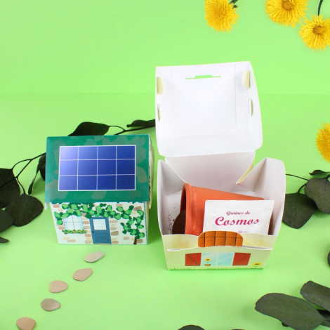 Kit de plantation personnalisable - Maisonnette