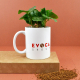 Caféier dans un mug publicitaire Caféier dans un mug publicitaire