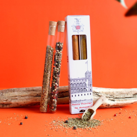 Coffret publicitaire pour thés ou épices