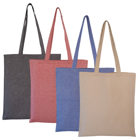 Sac shopping en coton recyclé publicitaire 150g - Nazik