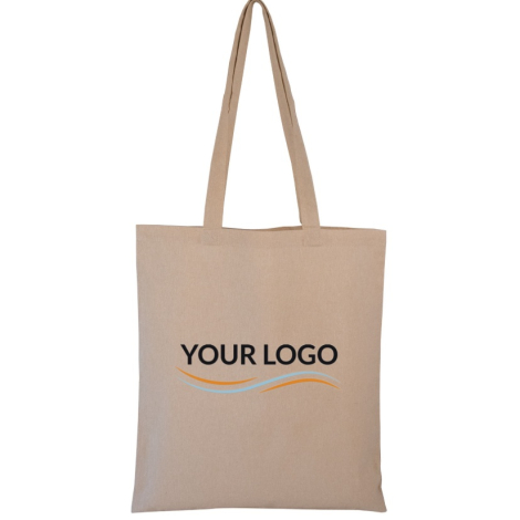 Sac shopping en coton recyclé publicitaire 150g - Nazik