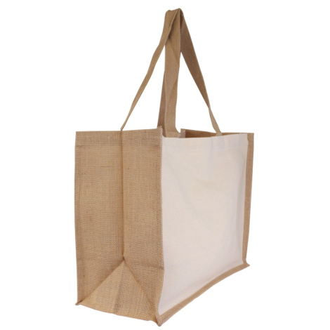 Sac shopping publicitaire en jute et coton 320g - Howrah