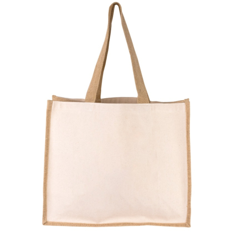 Sac shopping publicitaire en jute et coton 320g - Howrah