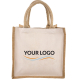 Sac cabas personnalisable en jute et coton 320g - Kalyan Sac cabas personnalisable en jute et coton 320g - Kalyan