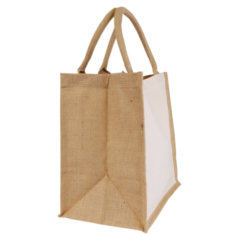 Sac cabas personnalisable en jute et coton 320g - Kalyan