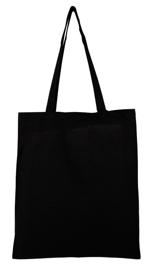 Tote bag publicitaire coton 130g - KANPUR Noir