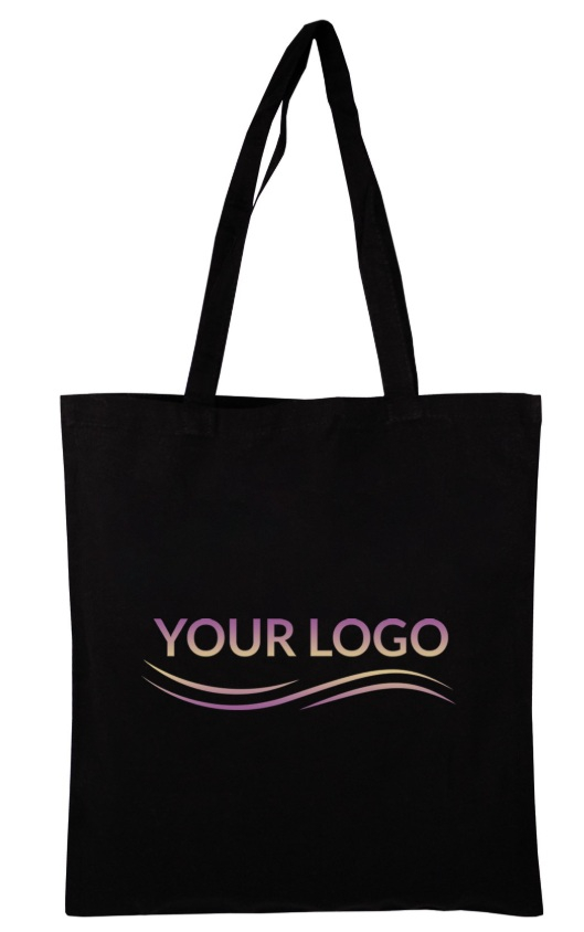 Tote bag publicitaire coton 160g - MADURAI Noir