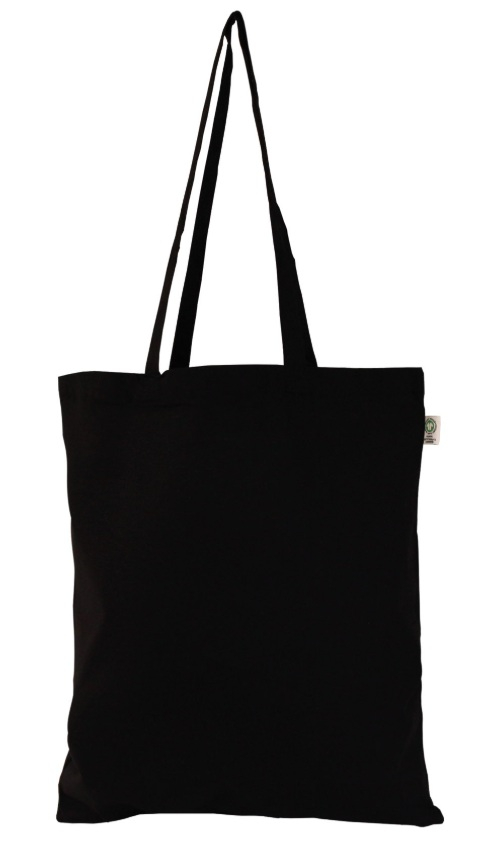 Tote bag publicitaire en coton bio 160g - THANE Noir