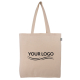 Sac coton bio publicitaire avec soufflet 240g - Haora Sac coton bio publicitaire avec soufflet 240g - Haora
