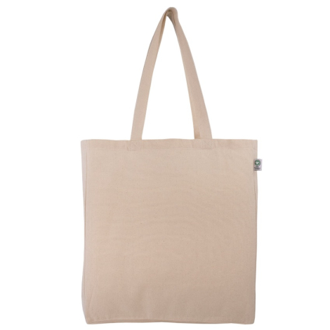 Sac coton bio publicitaire avec soufflet 240g - Haora