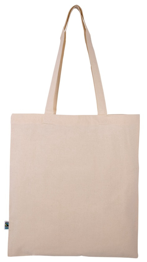 Tote bag personnalisé en coton fairtrade 160g - BARELI Naturel