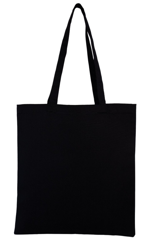Sac shopping en coton personnalisable 220g - Mundra Noir