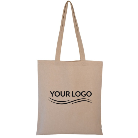Sac shopping en coton recyclé publicitaire 150g - Nazik