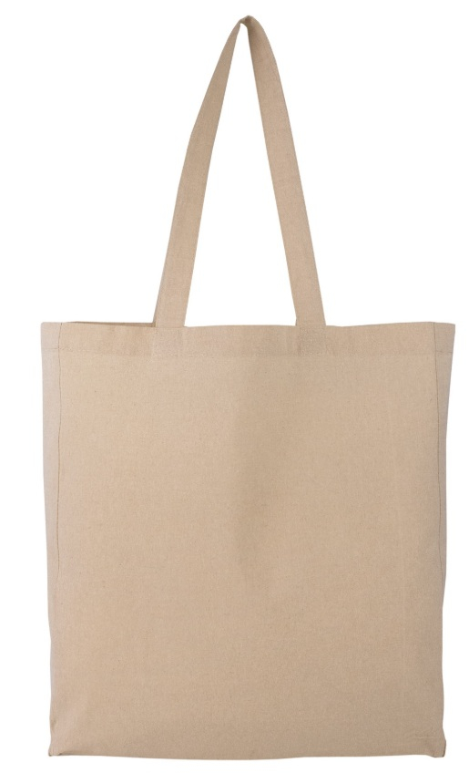 Tote bag en coton recyclé publicitaire 150g - Jhansi Naturel