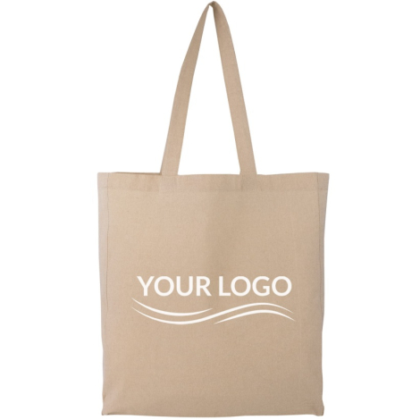 Tote bag en coton recyclé publicitaire 150g - Jhansi