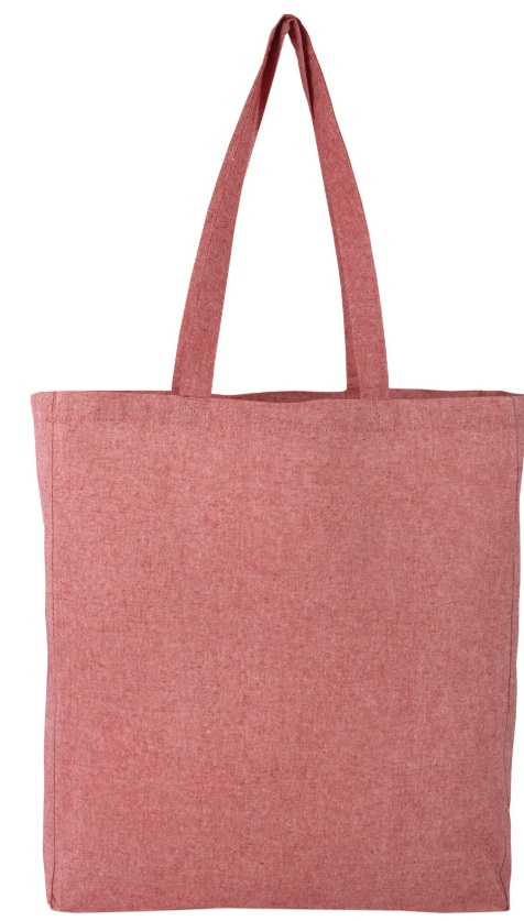 Tote bag en coton recyclé publicitaire 150g - Jhansi Rouge