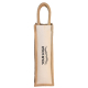 Sac cabas pour bouteille en jute et coton personnalisable