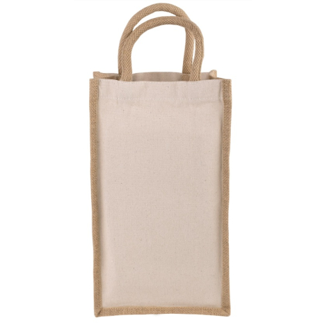 Sac cabas pour 2 bouteilles publicitaire 