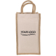 Sac cabas pour 2 bouteilles publicitaire Sac cabas pour 2 bouteilles publicitaire