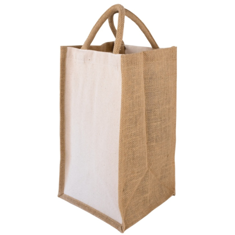 Sac cabas publicitaire pour 4 bouteilles 