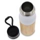 Bouteille isotherme personnalisée avec dragonne bambou 500ml Bouteille isotherme personnalisée avec dragonne bambou 500ml